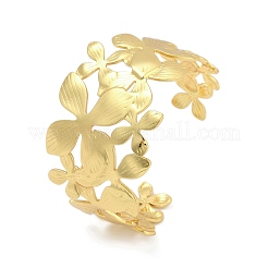 Браслеты-манжеты из нержавеющей стали 304 для женщин BJEW-Z097-08G