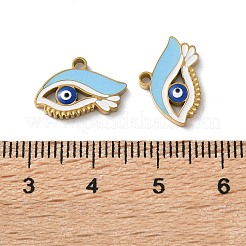 Эмалевые подвески из нержавеющей стали 304 от сглаза STAS-B100-02G-04