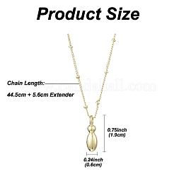 1 шт. латунные подвески в виде буквицы NJEW-YW0001-24I