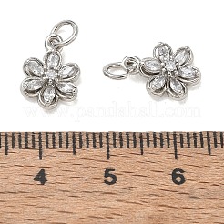 Ciondoli in ottone zirconi chiari micro pavé&nbsp;CU-CBA6E4E-05P