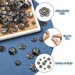 200 шт. 10 стиля колпачков из цинкового сплава&nbsp;FIND-CJ0004-70