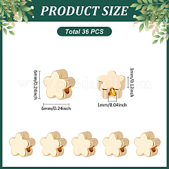 36 шт. Латунные бусины&nbsp;KK-LP0001-47