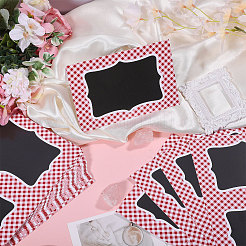 Прямоугольные бумажные карточки для рассадки гостей&nbsp;AJEW-WH0348-896