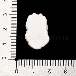Cabochons décodés en résine opaque&nbsp;CRES-P032-A14