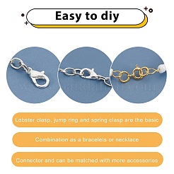 Комплекты металлических застежек для ювелирных изделий KK-PH0001-54