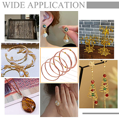 5 рулон 4-х видов голой медной проволоки для рукоделия CWIR-BC0001-43B