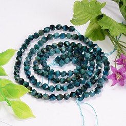 Крашеные и с подогревом природных драгоценных камней нити тигровый глаз шарик G-J331-24-10mm