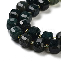 Природные моховой агат бисер нитей G-NH0010-D01-01