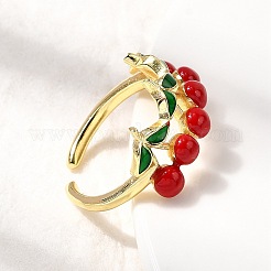 Латунь регулируемые манжеты кольца&nbsp;LS-RJEW-C143-01B-G