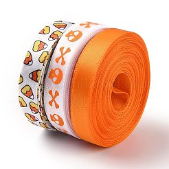16 rouleau de ruban de satin halloween&nbsp;SRIB-P015-02