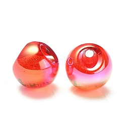 УФ-покрытие радужными переливающимися акриловыми бусинами OACR-G012-02