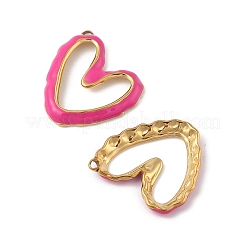 Подвески из нержавеющей стали 304 с эмалью&nbsp;STAS-P380-08G-03