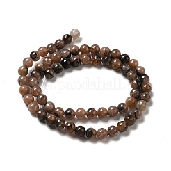 Нити из натуральных киастолитовых бусин&nbsp;G-F729-02A