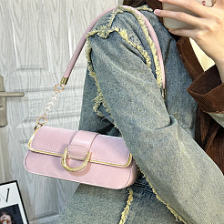 1 шт. круглые пластиковые цепочки для сумок с бусинами из искусственного жемчуга&nbsp;FIND-LP0008-28