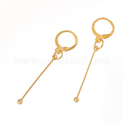 Accessoires dormeuses d'oreilles en laiton&nbsp;EJEW-TAC00037
