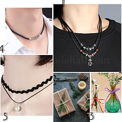 10 м круглый шнур из искусственной кожи с плетением WL-GF0001-32B-03