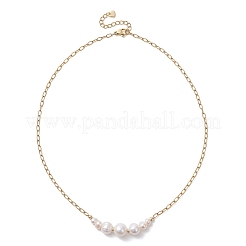 Ожерелья из натурального жемчуга в форме картофеля&nbsp;NJEW-JN05923