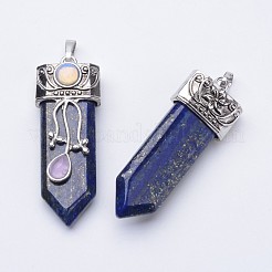 Натуральный лазурит большие остроконечные подвески&nbsp;X-G-F340-05I
