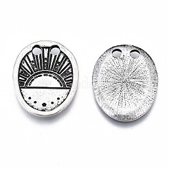 Соединители из сплава в тибетском стиле&nbsp;PALLOY-Q441-071-RS