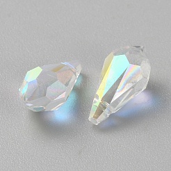 Прозрачные стеклянные бусины GLAA-WH20006-03B