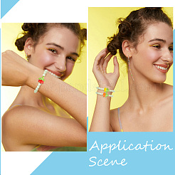 12шт 6 цвета бусины лэмпворк ручной работы LAMP-PA0001-04