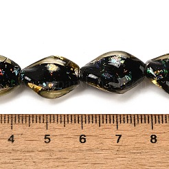 Brins de perles de verre dichroïques faites à la main&nbsp;DICH-U001-08C