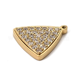 Подвески из нержавеющей стали 304 с микропаве из кубического циркония&nbsp;LS-STAS-I356-04G-02