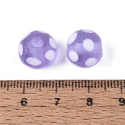 Smerigliato Lampwork mano&nbsp;LAMP-Q039-10E