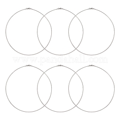 Устойчивые к потускнению повседневные ожерелья-чокеры из нержавеющей стали 304 STAS-O037-05