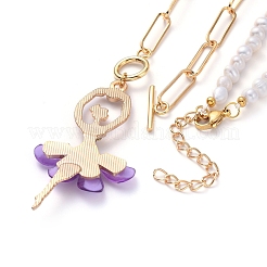Ensembles pendentif & colliers de perles&nbsp;NJEW-JN02783-04