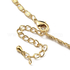 Ожерелья-нагрудники с гранеными каплевидными стеклянными бусинами NJEW-R263-13G