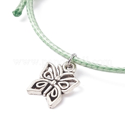 Braccialetto con ciondolo a forma di farfalla&nbsp;BJEW-JB07601
