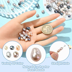 30 шт. 3 вида бусин из натурального культивированного пресноводного жемчуга&nbsp;PEAR-YW001-04