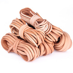 Плоский шнур из воловьей кожи&nbsp;WL-WH0003-18B-03