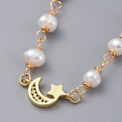 Браслеты из натурального жемчуга BJEW-JB04884