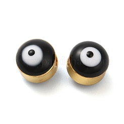 Perle di smalto in ottone&nbsp;KK-E048-02G-04