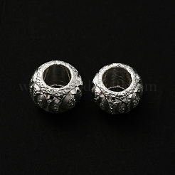 Perle di ottone con texture&nbsp;KK-O143-42S