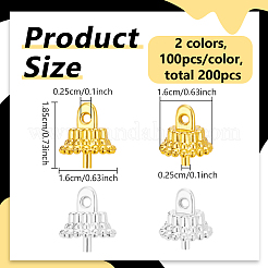 200 шт. 2-х цветные пластиковые скобы для колышков FIND-WR0011-74