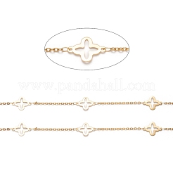 Ионное покрытие (IP) 304 нержавеющая сталь клевер звено кабель цепи STAS-P254-10G