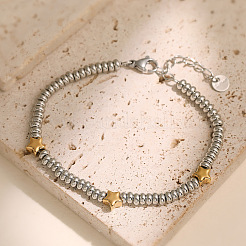 304 Edelstahl-Perlenarmbänder für Damen&nbsp;WG7B0C0-02