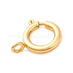 Латунная застежка пружинного кольца KK-D407-20G-D