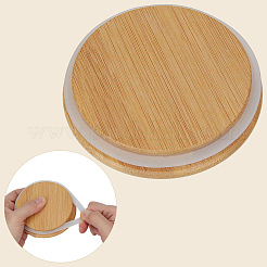Coperchi di tazze di bambù&nbsp;AJEW-CN0007-58
