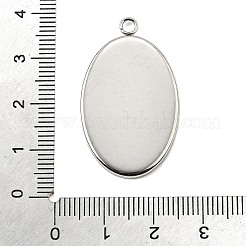 Подвеска-кабошон из нержавеющей стали 304&nbsp;STAS-K148-03-01