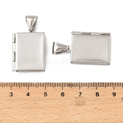 Medaillonanhänger aus 316 Edelstahl&nbsp;LS-STAS-K321-02P