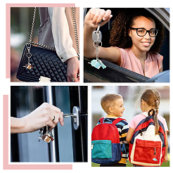 Набор для самостоятельного изготовления брелока в виде чашки с молоком в виде медведя DIY-AR0003-66