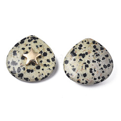 Природные яшмы далматин подвески&nbsp;X-G-N326-132-04