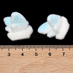 Флокированные подвески из непрозрачной смолы&nbsp;RESI-F064-A04