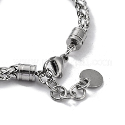 Круглые браслеты из бисера из натуральных и синтетических драгоценных камней BJEW-Q777-03