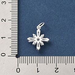 925 Sterling-Silber-Anhänger mit klaren Zirkonia&nbsp;STER-G049-01C-S