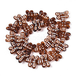 Эмалевые бусины ручной работы в технике лэмпворк&nbsp;LAMP-T023-26A